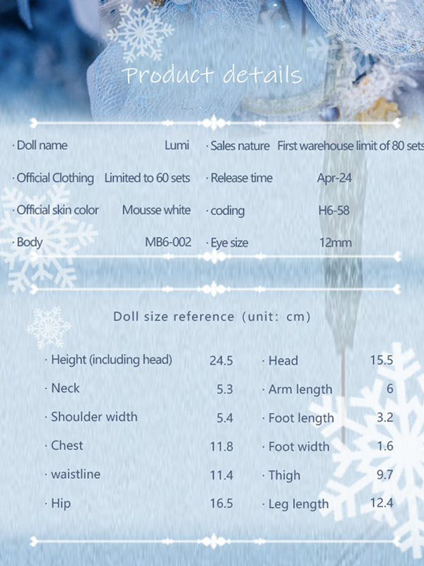 milo doll lumi full set