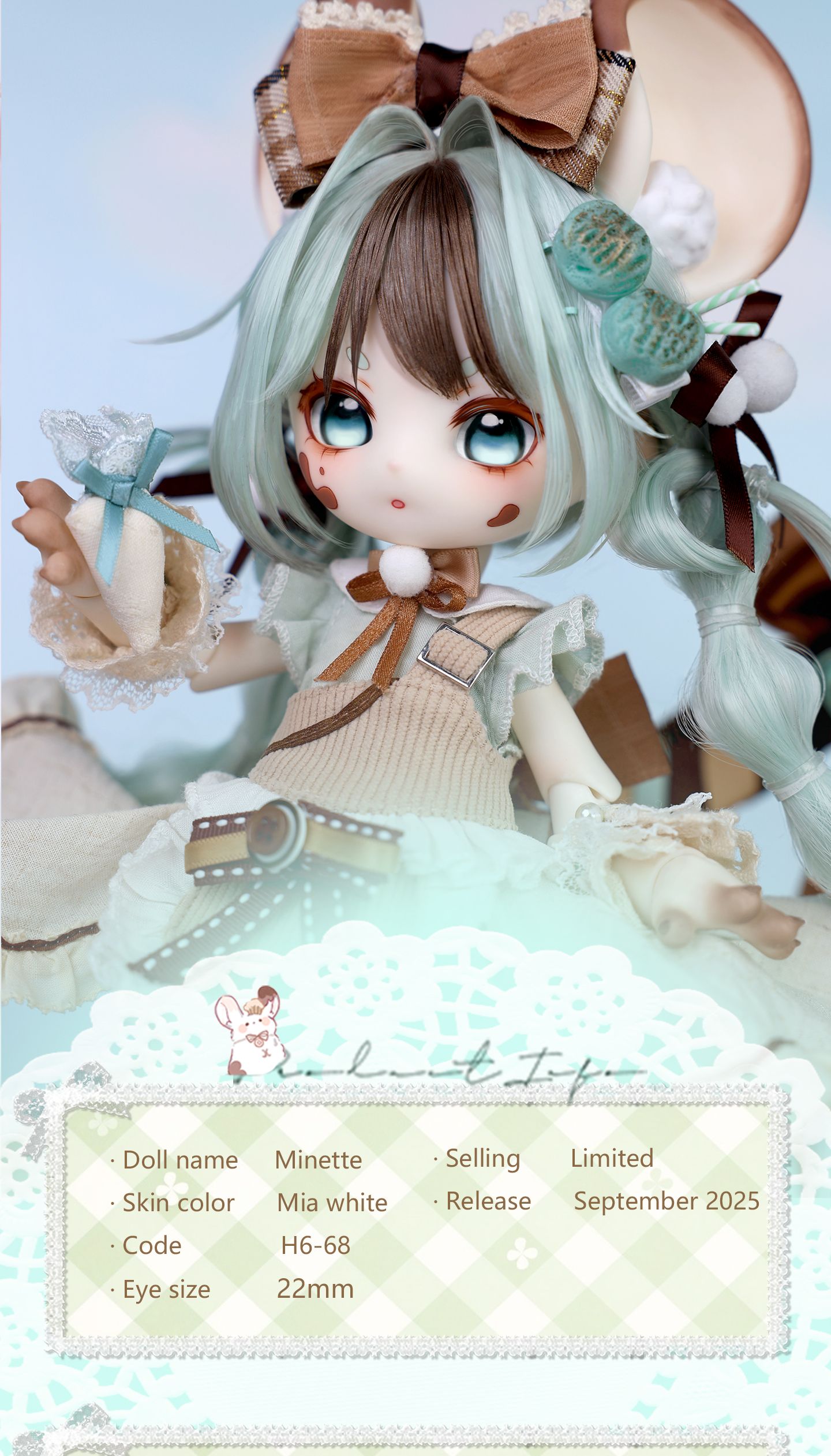 milo doll totoro minette
