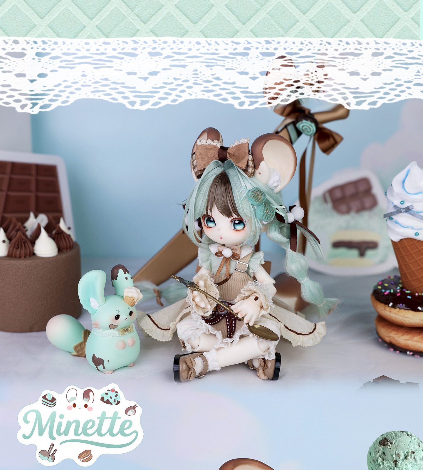milo doll totoro minette