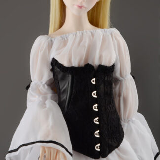 dollmore model sd black basic corset