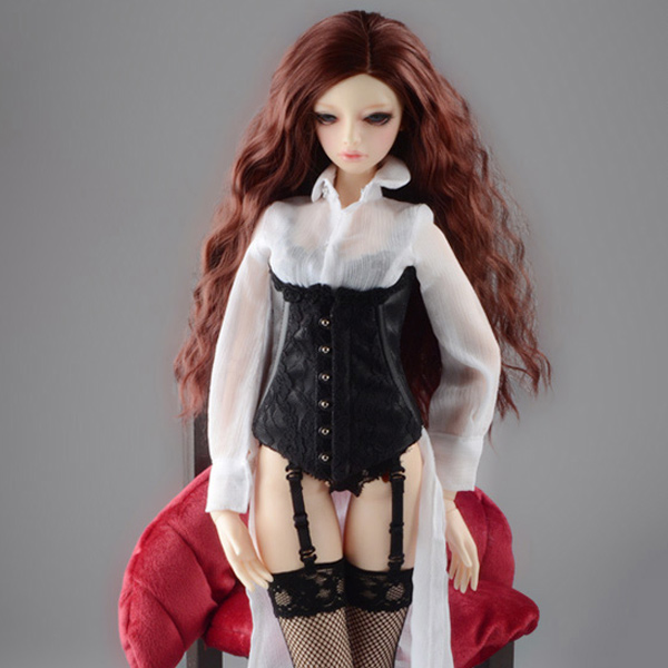 dollmore model sd black basic corset