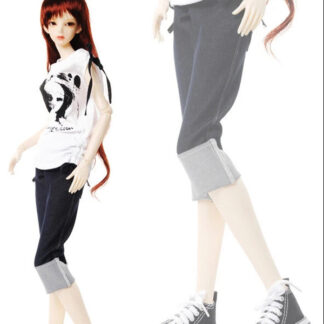dollmore model roll up jeans