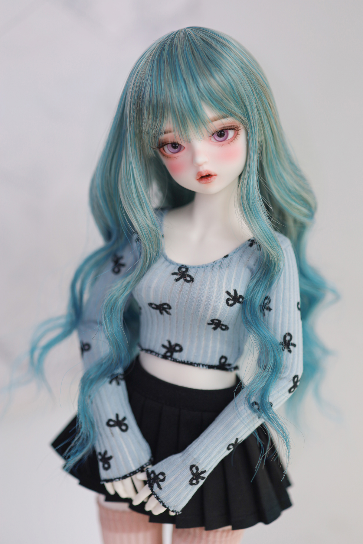 chicabi msd ribbon crop top