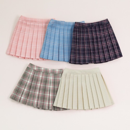 chicabi sd plaid tennis skirt