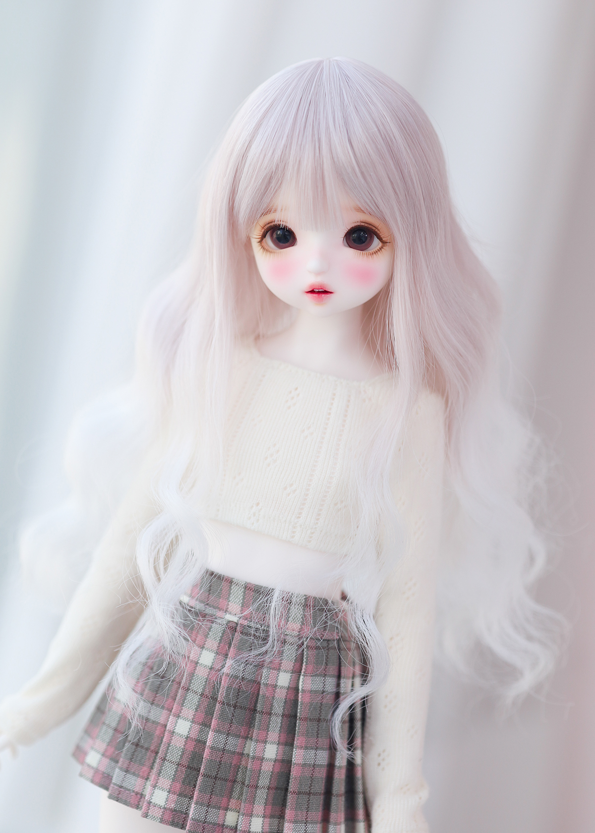 chicabi msd romantic punching crop top