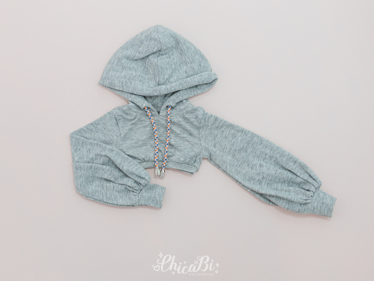 chicabi sd balloon hoodie cropped