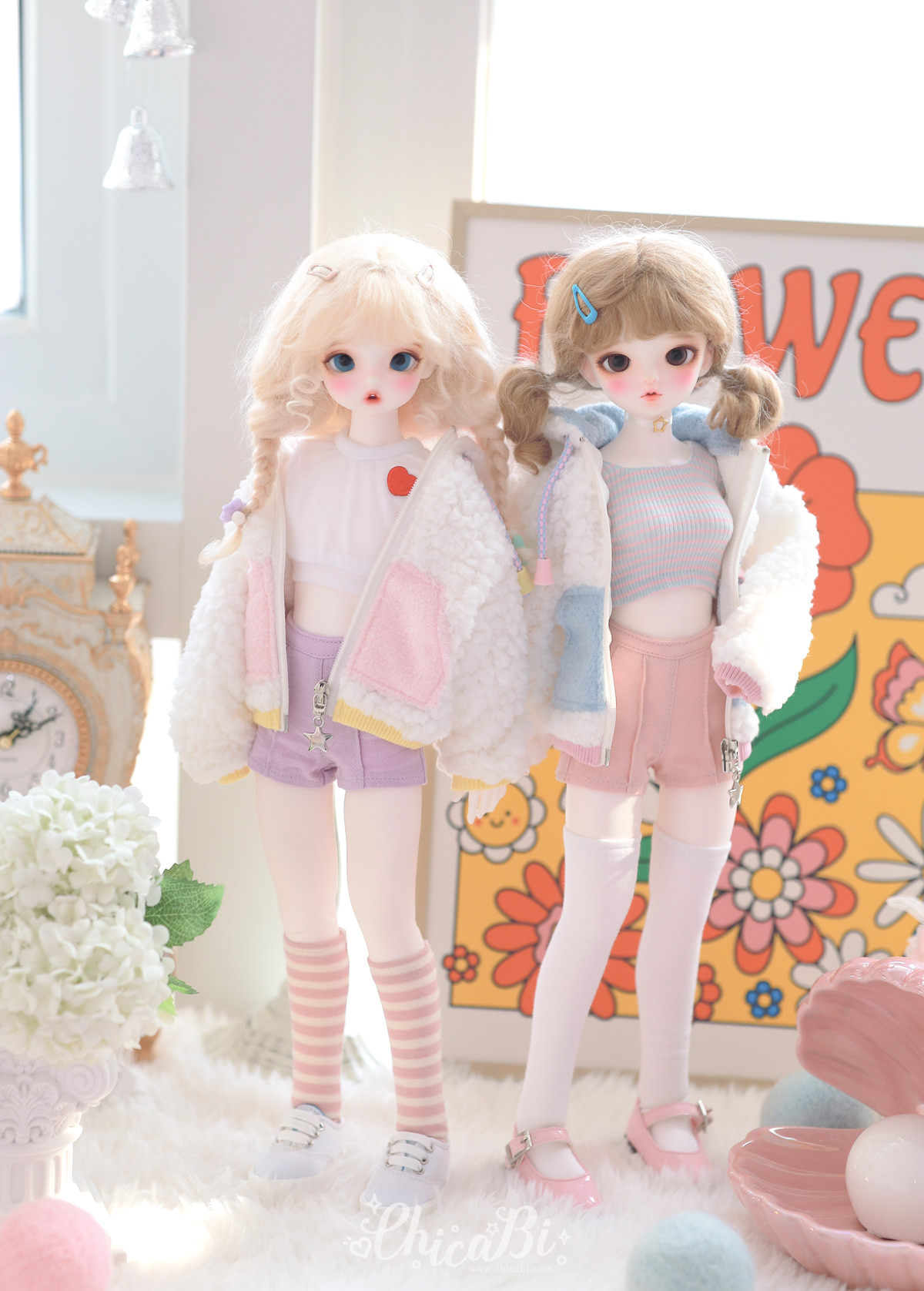 chicabi msd pintuck short pants shorts