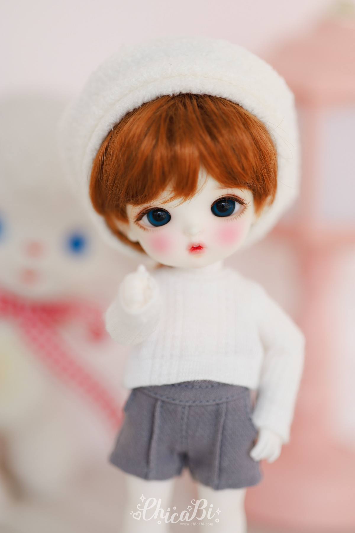 chicabi 16cm pintuck shorts