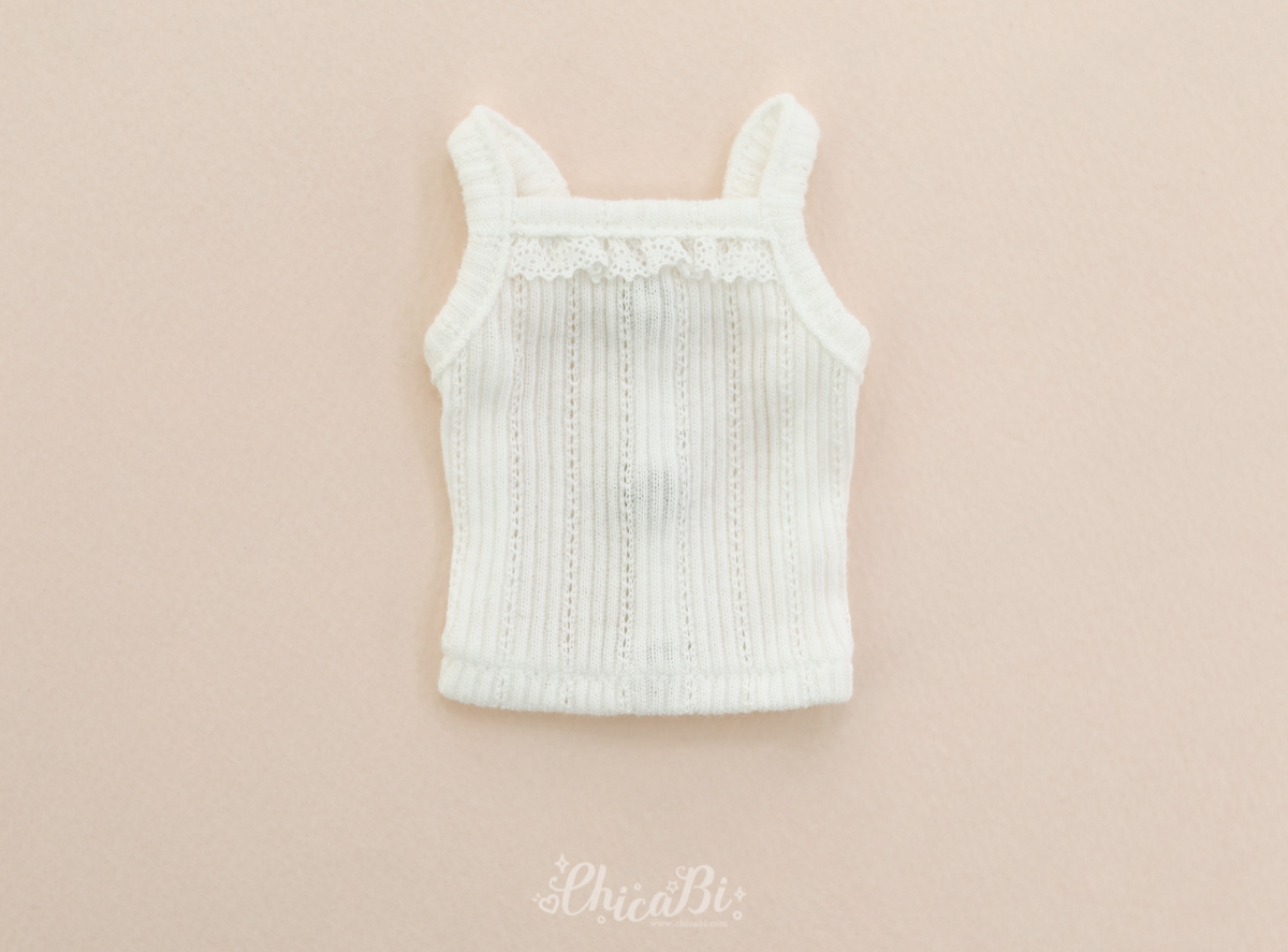 chicabi msd lace sleeveless top