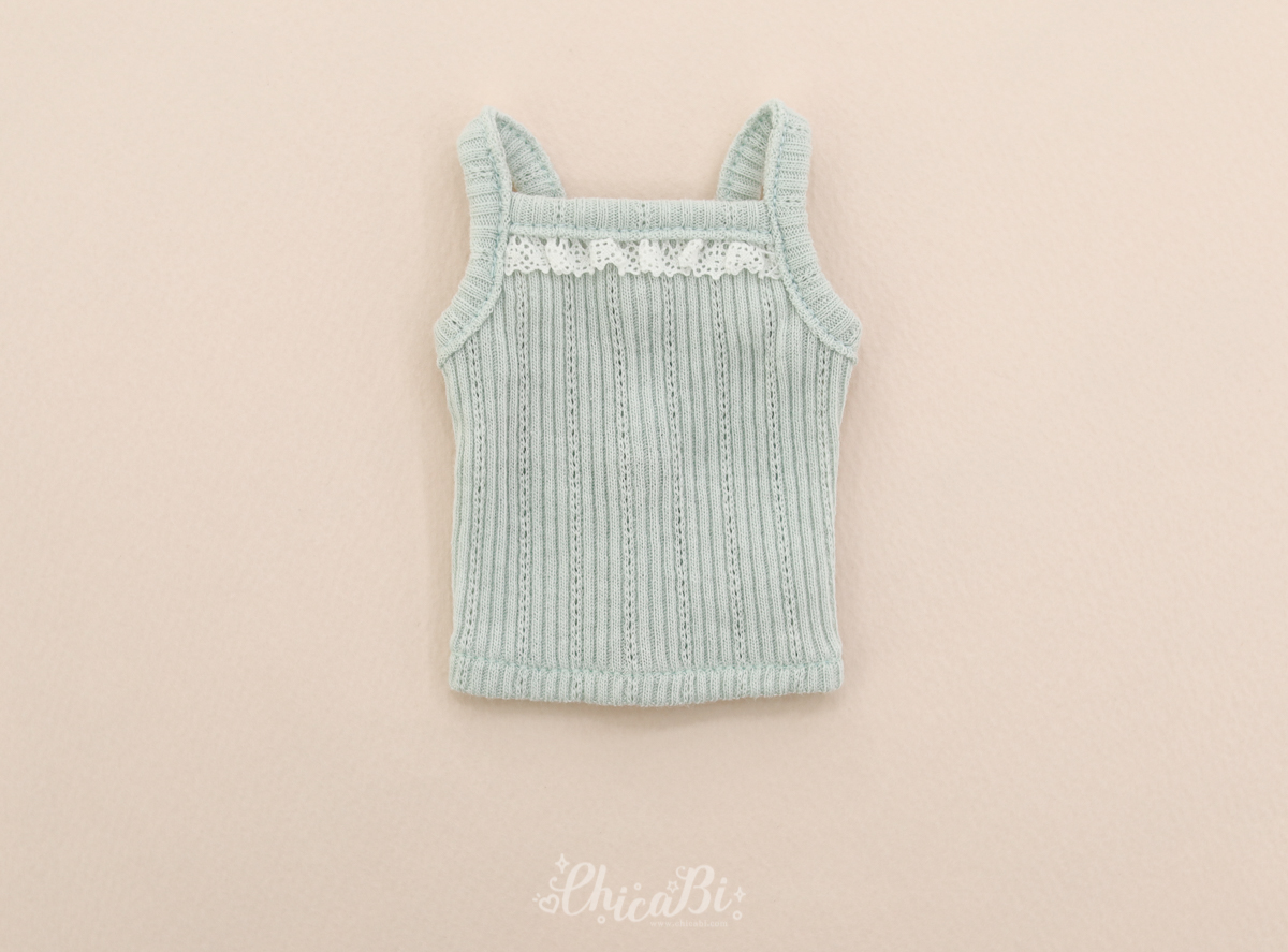 chicabi msd lace sleeveless top