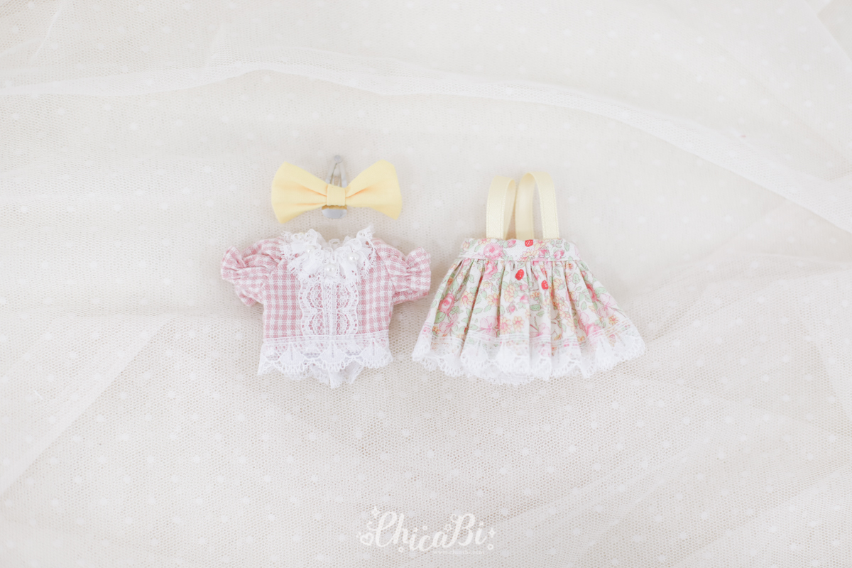 chicabi 16cm cutie overall skirt