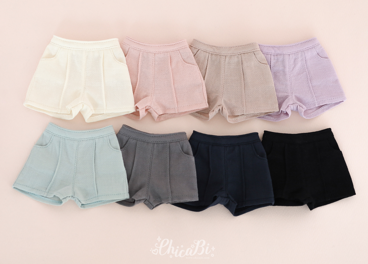 chicabi msd pintuck short pants shorts