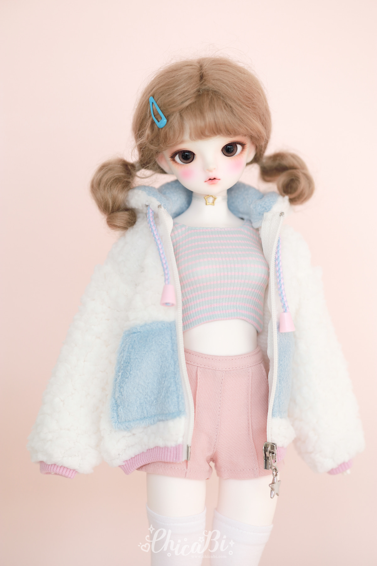 chicabi msd pintuck short pants shorts