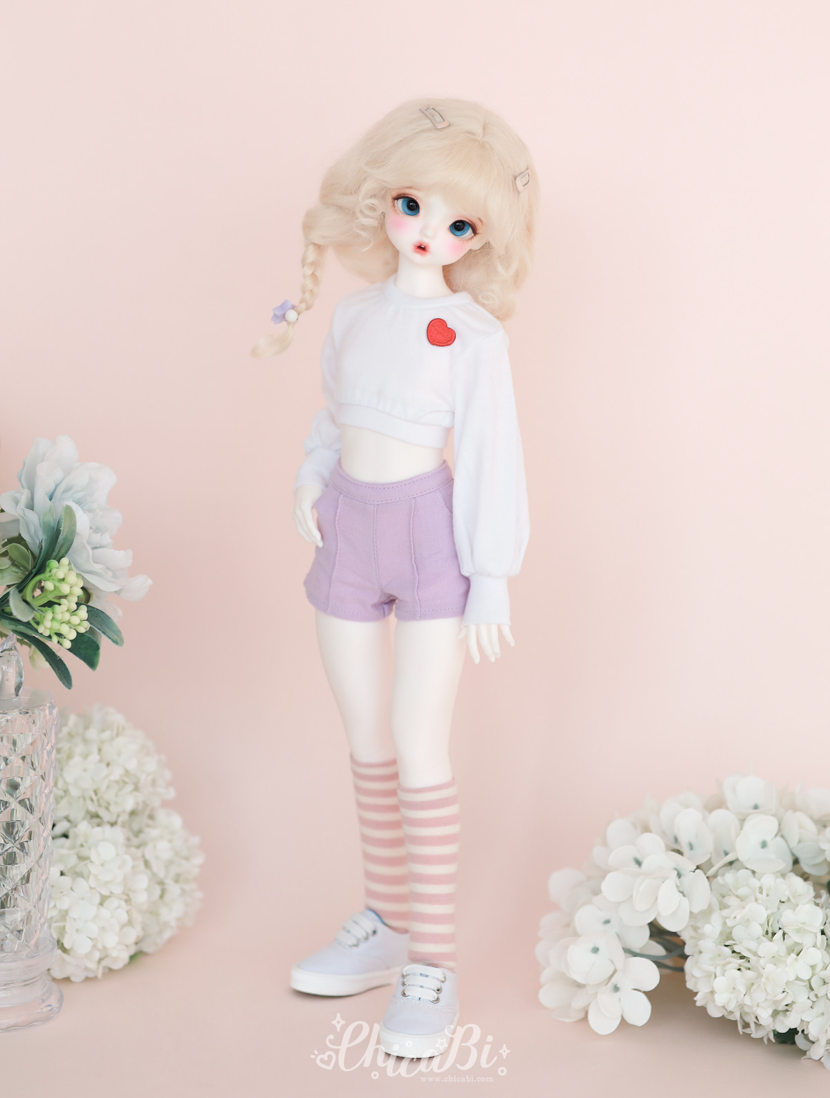 chicabi msd pintuck short pants shorts