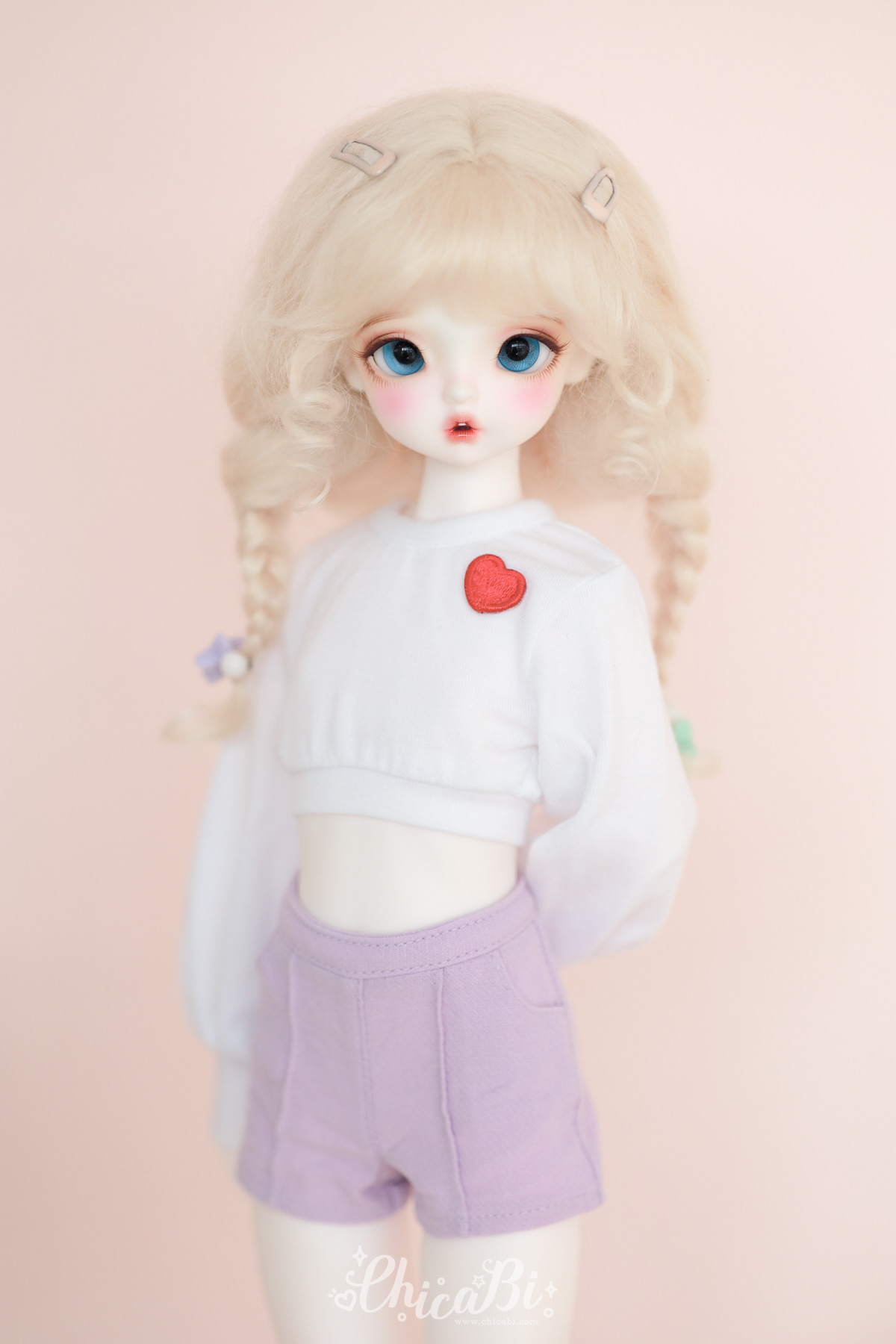 chicabi msd pintuck short pants shorts