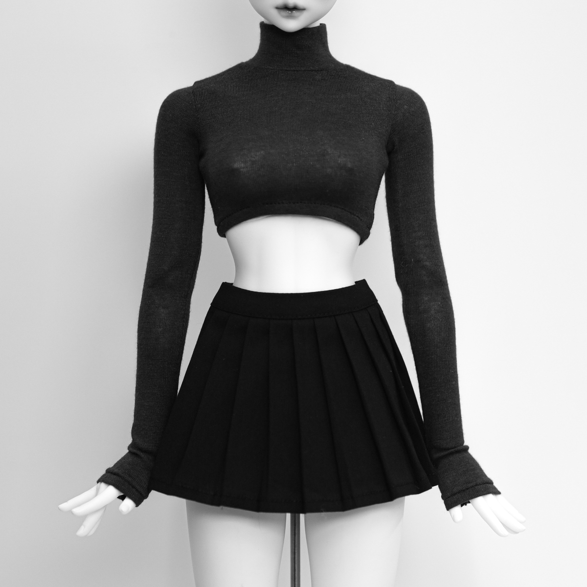 chicabi sd crop turtleneck t shirt