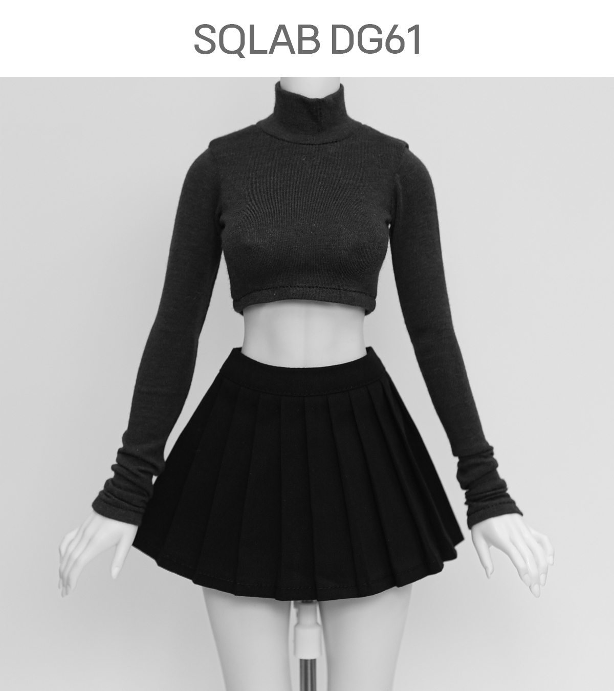 chicabi sd crop turtleneck t shirt