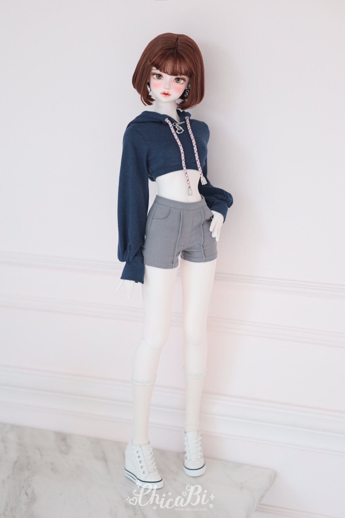 chicabi sd pinktuck shorts