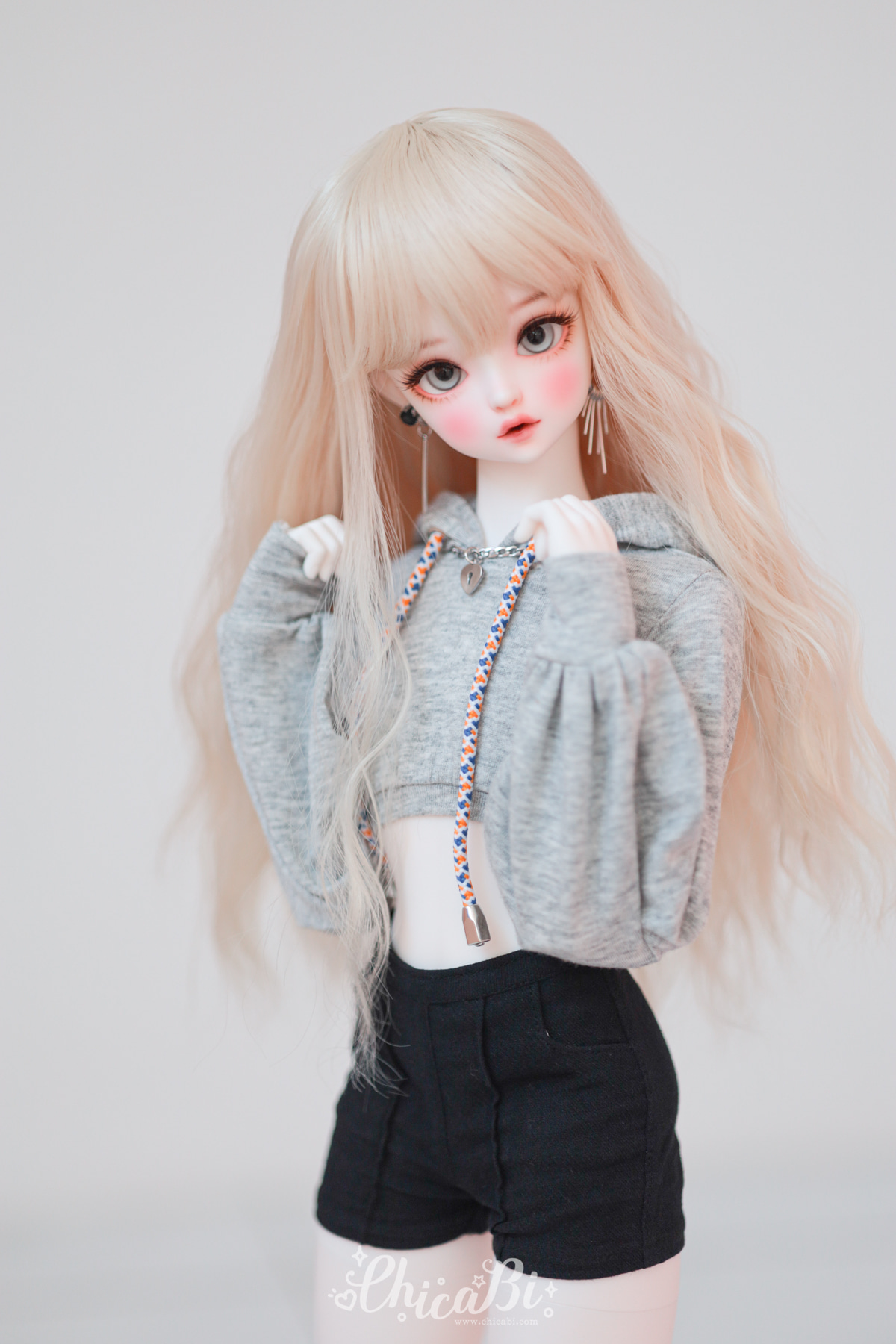 chicabi sd pinktuck shorts