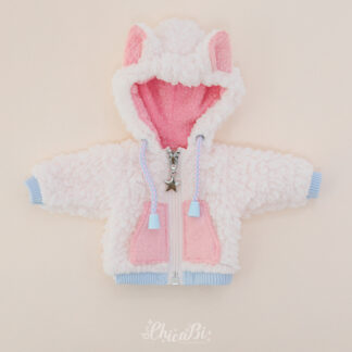 chicabi 16cm pompom fleece