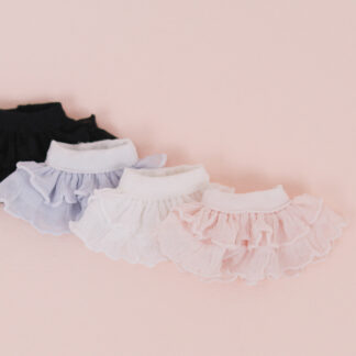 chicabi 16cm tiered ruffle skirt