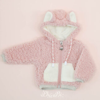 chicabi msd pompom fleece jacket
