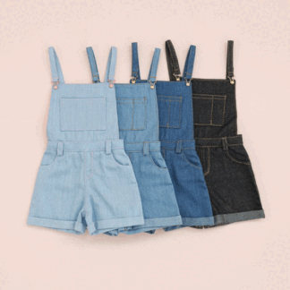 Overall Shorts for SD9-16 Girl