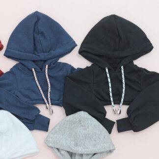 chicabi sd balloon hoodie cropped