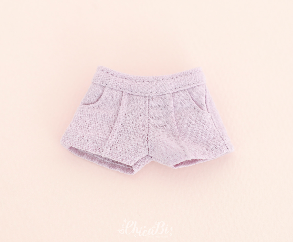 chicabi 16cm pintuck shorts