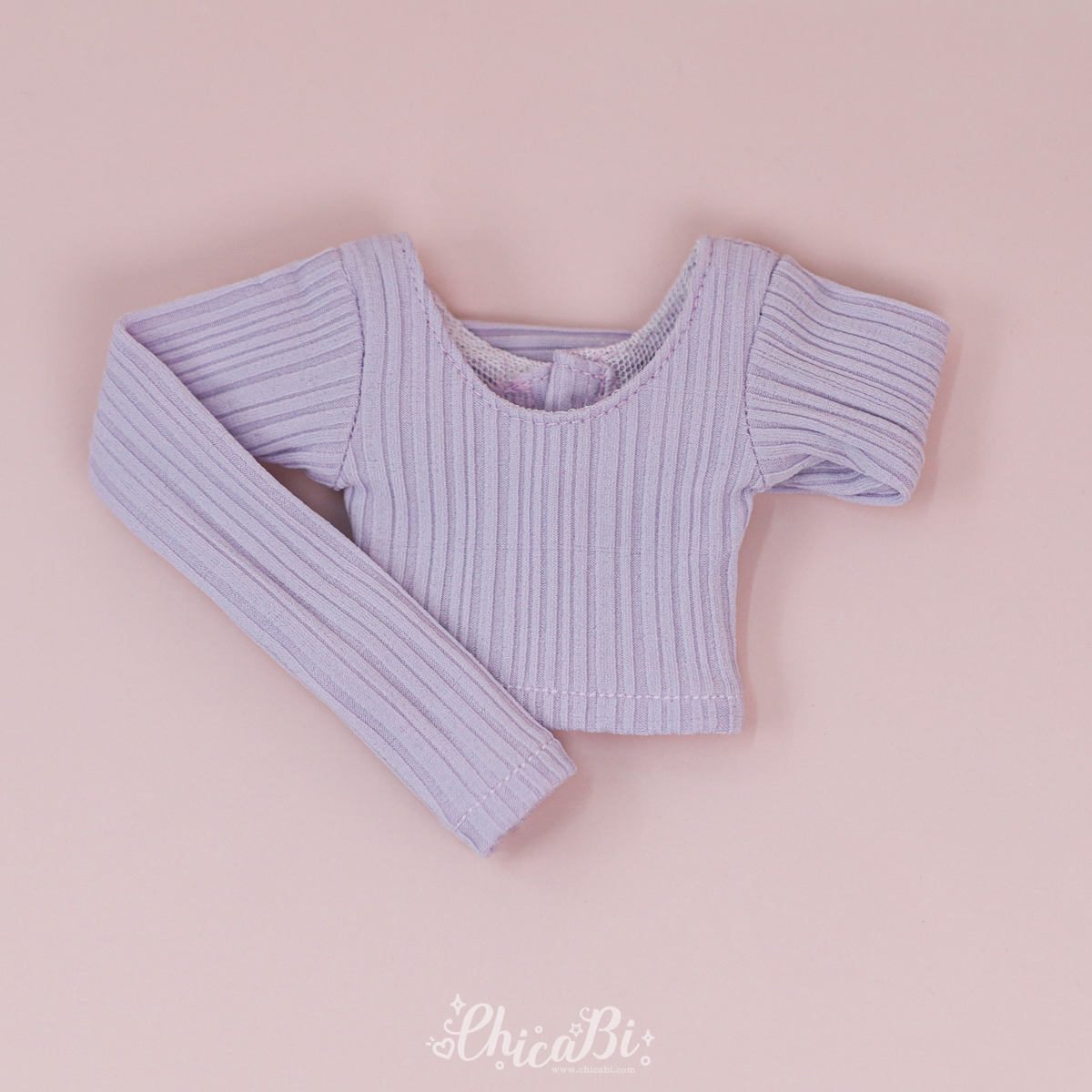 chicabi msd simple line crop top