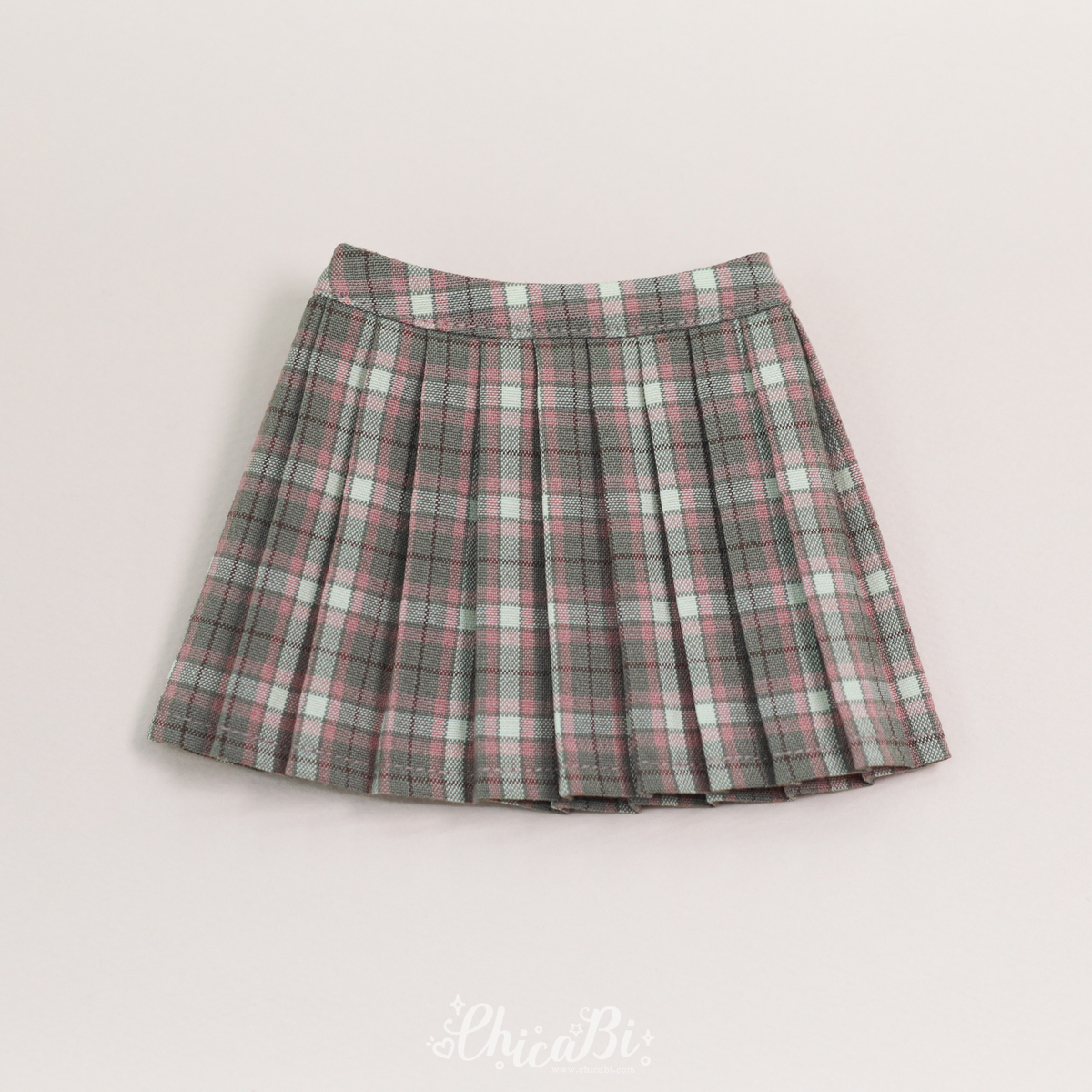 chicabi sd plaid tennis skirt