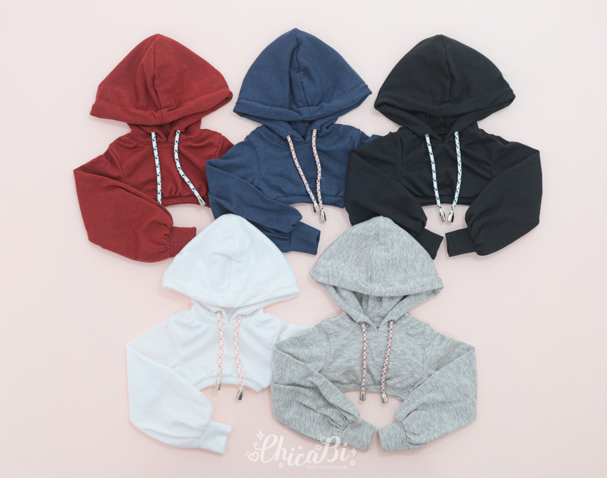 chicabi sd balloon hoodie cropped