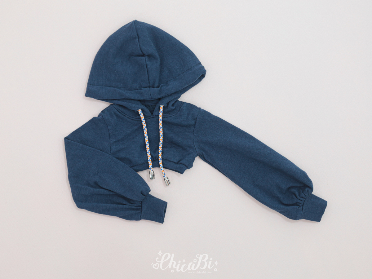 chicabi sd balloon hoodie cropped
