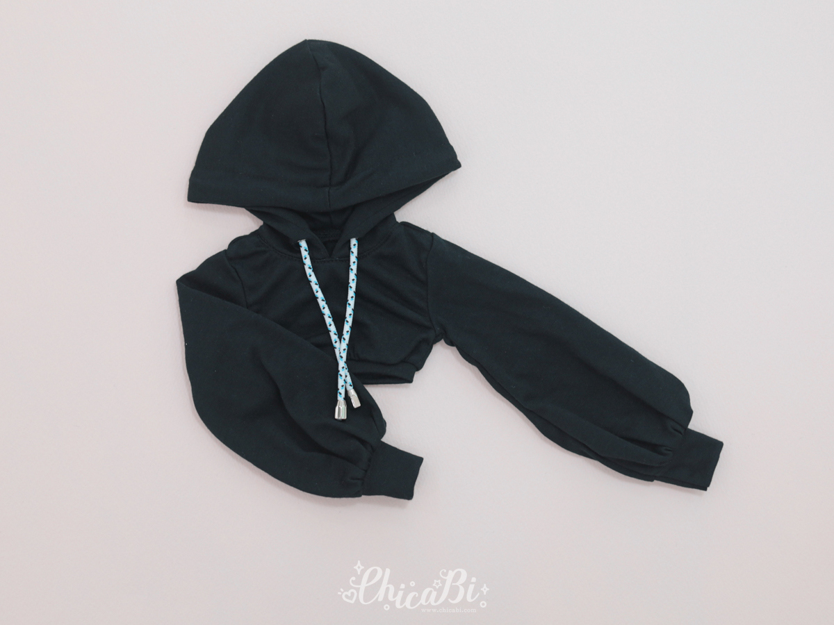 chicabi sd balloon hoodie cropped