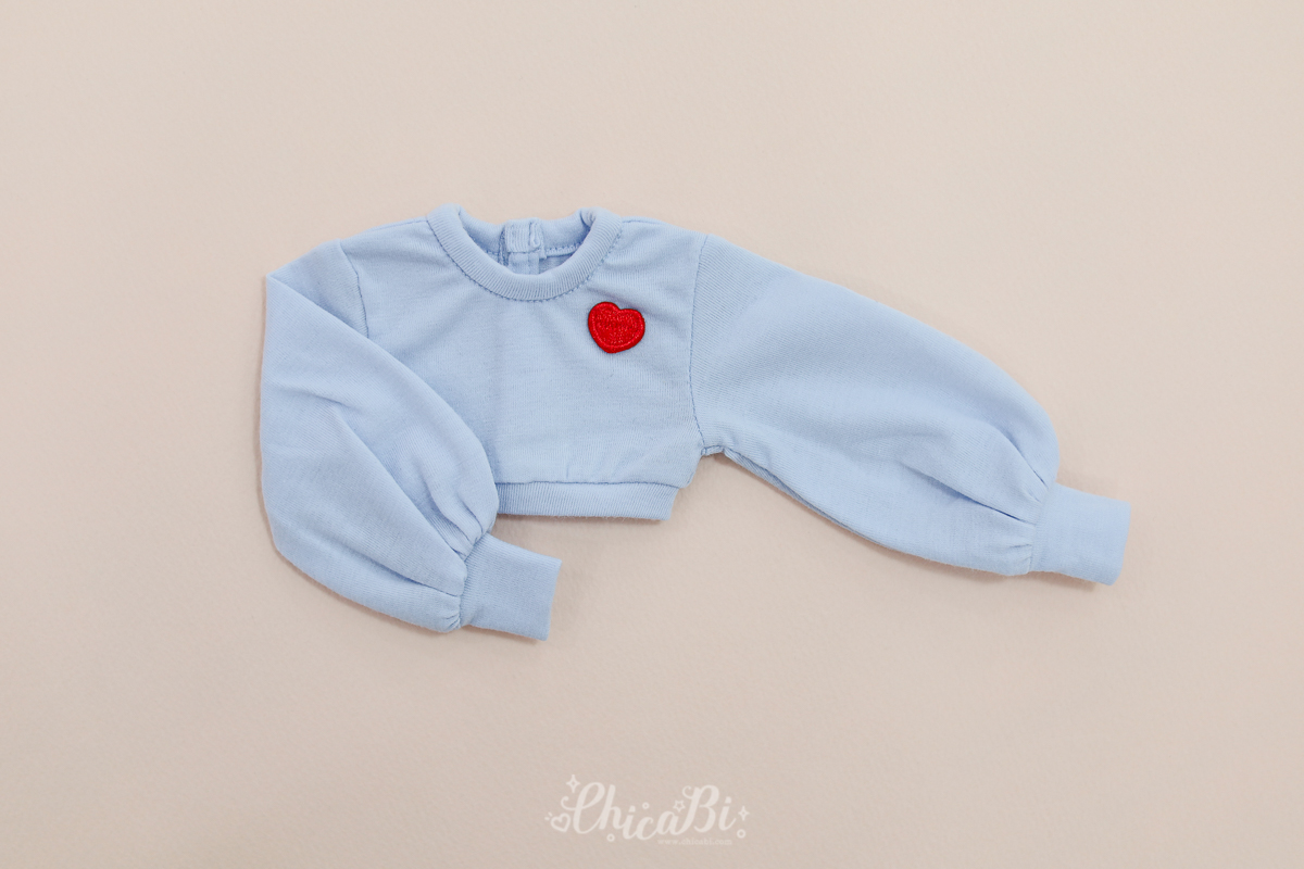 chicabi msd balloon crop top