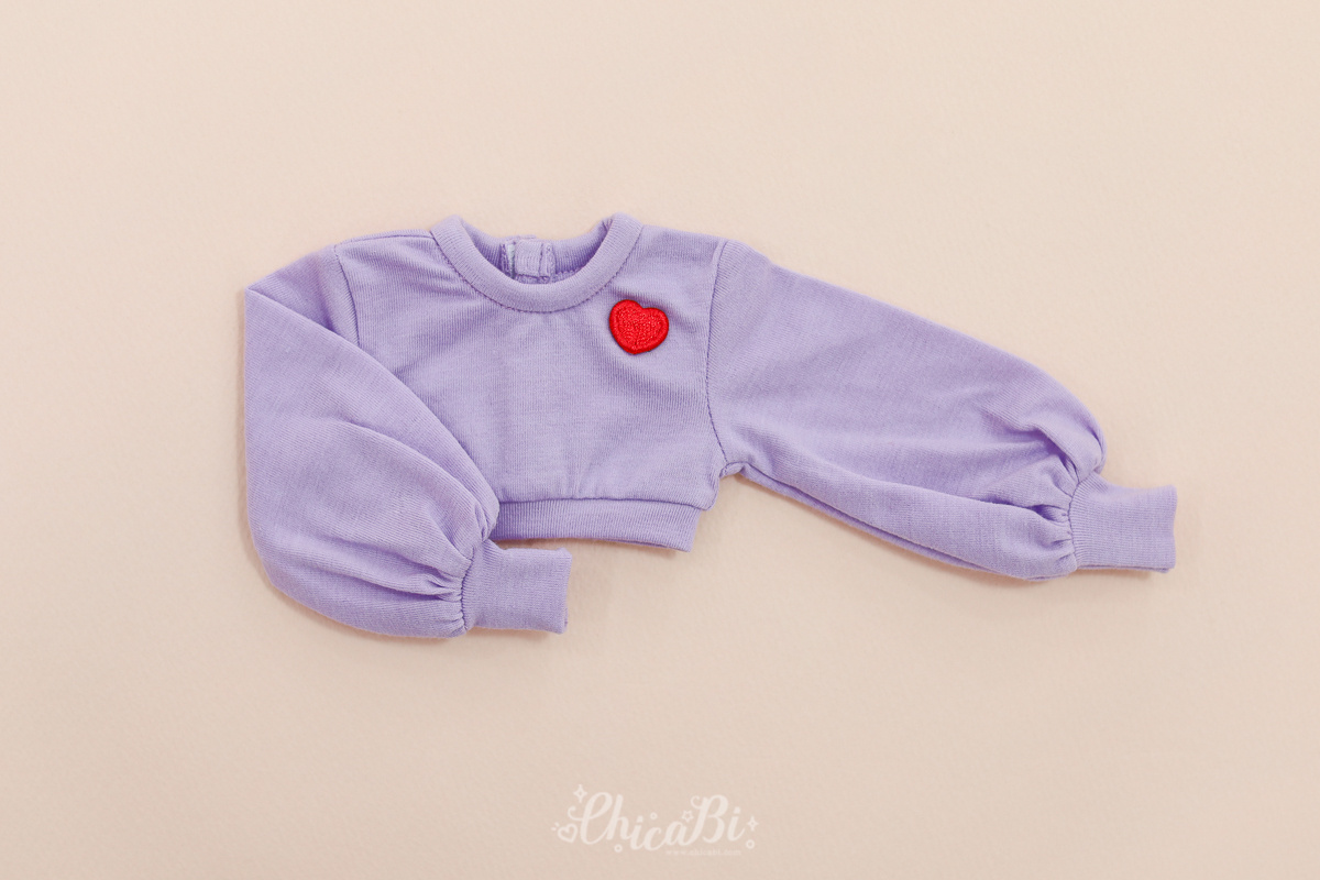 chicabi balloon crop top msd