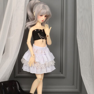 dollmore msd cancan skirt white