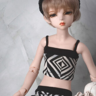 dollmore q pattern tank top white