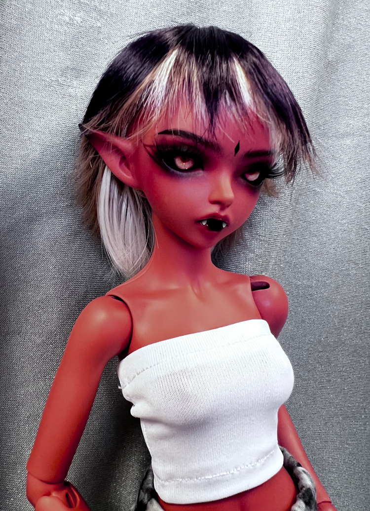 minifee red hwayu vampire elf nocturne doll custom