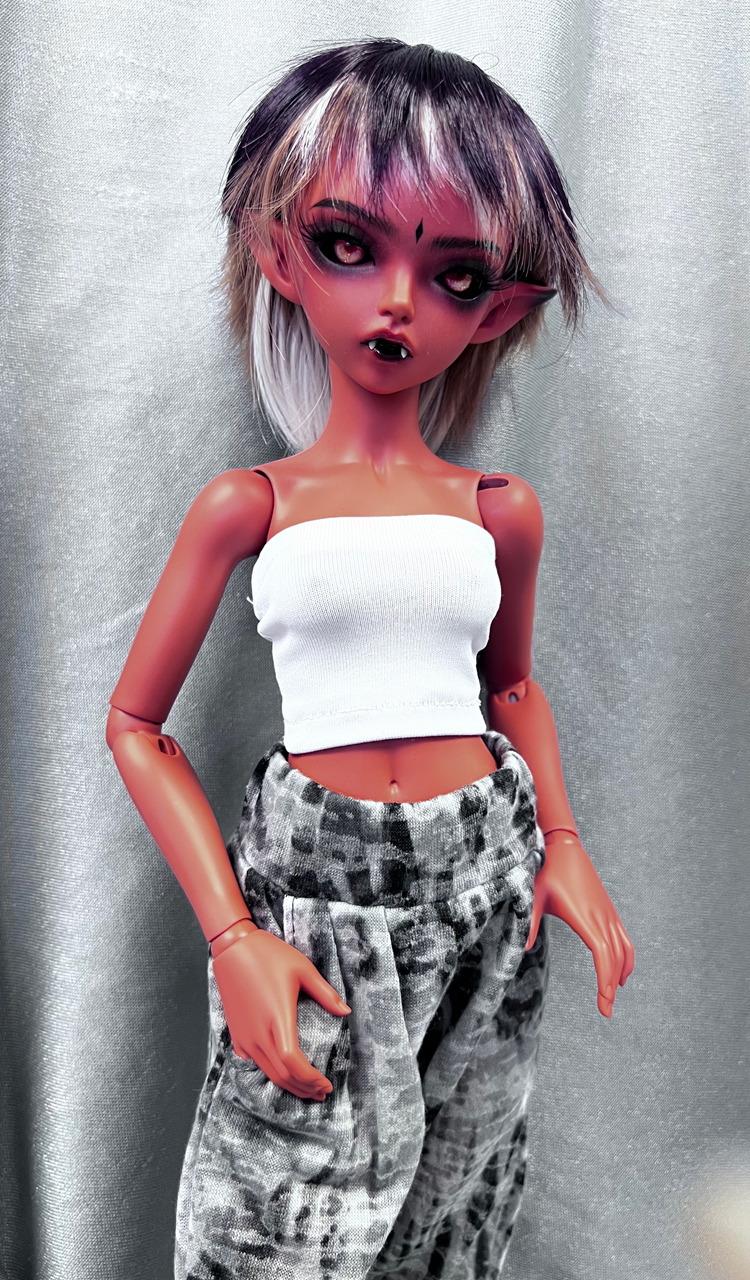 minifee red hwayu vampire elf nocturne doll custom