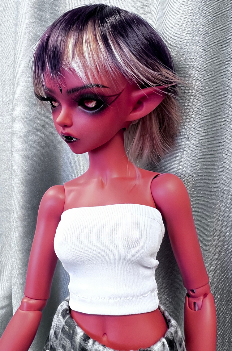 minifee red hwayu vampire elf nocturne doll custom