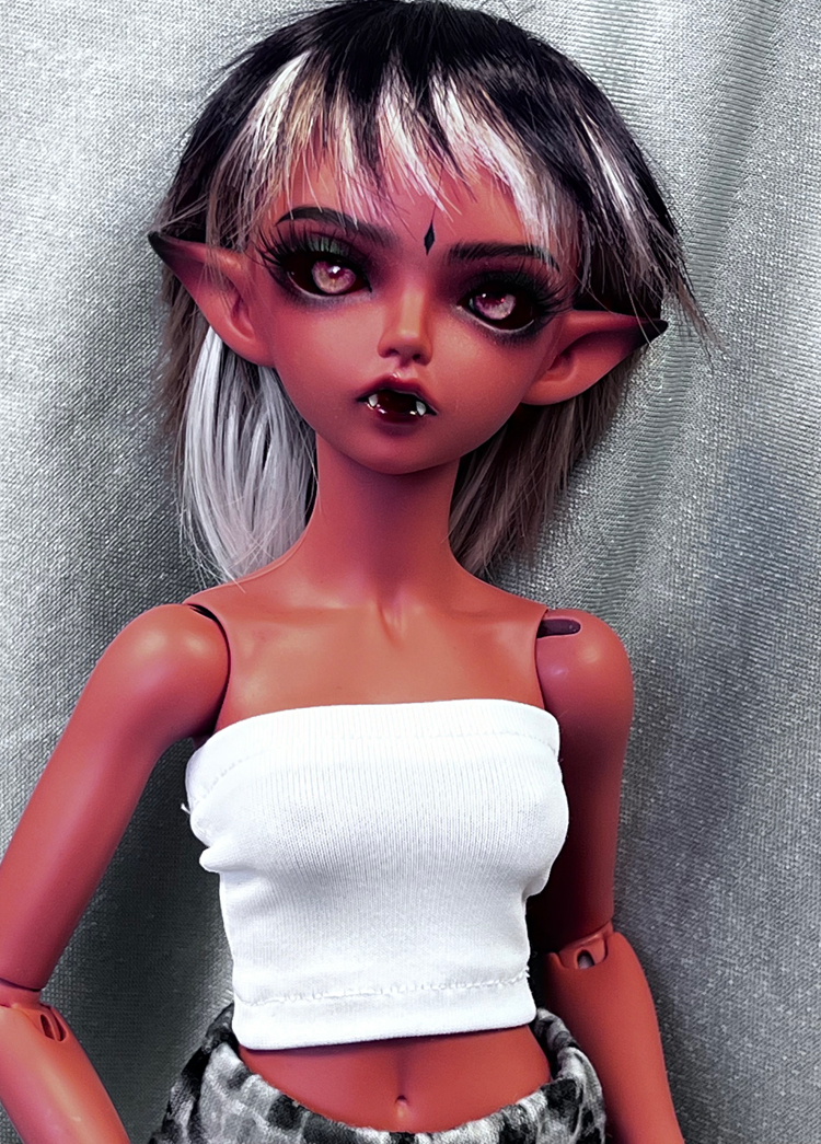 minifee red hwayu vampire elf nocturne doll custom