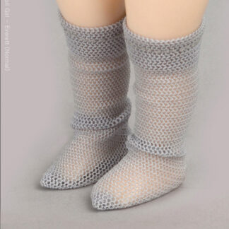 dollmore bebe gray net socks