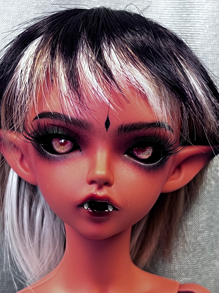 minifee red hwayu vampire elf nocturne doll custom