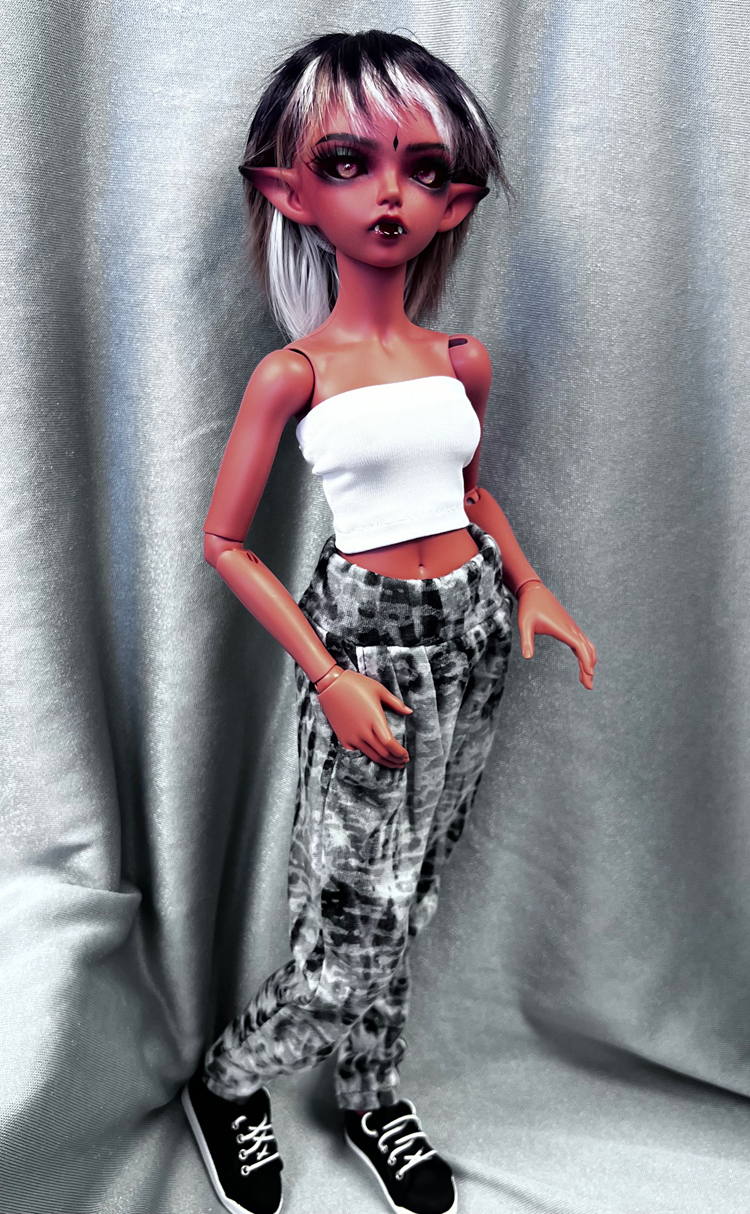 minifee red hwayu vampire elf nocturne doll custom