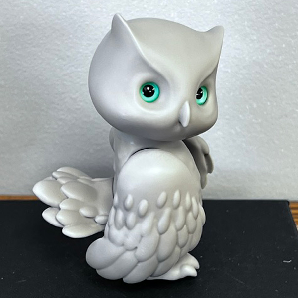 pipos big4chi owl resin rose