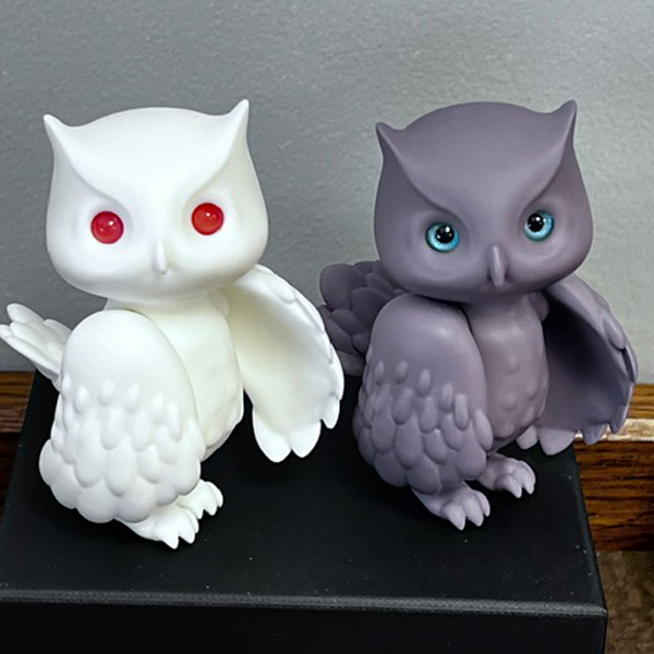 pipos big4chi owl resin rose