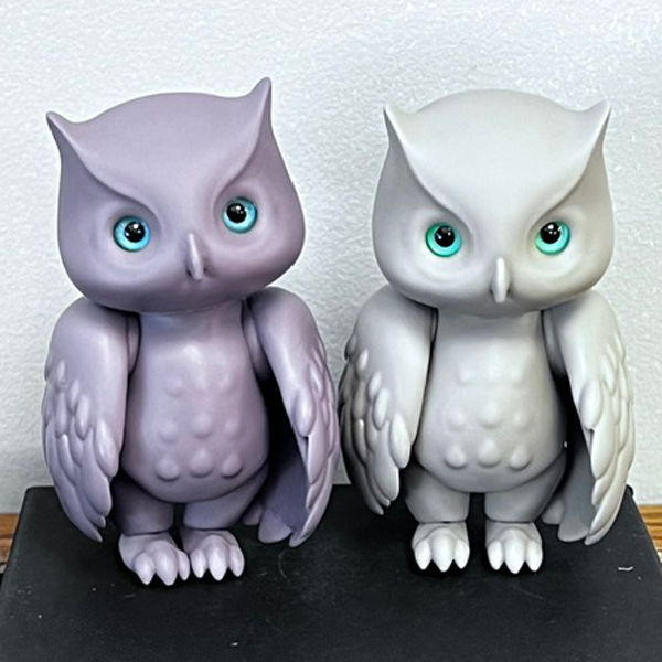 pipos big4chi owl resin rose