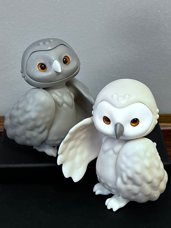 pipos big4chi owl resin rose