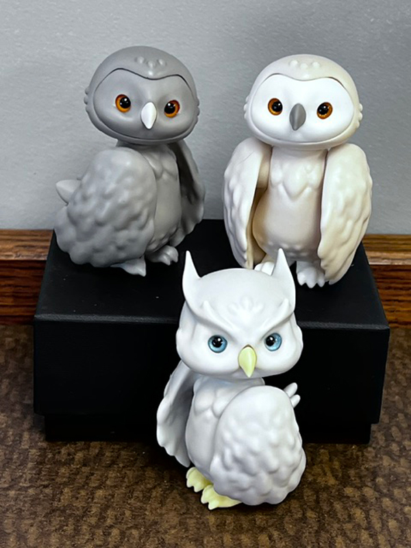 pipos big4chi owl resin rose